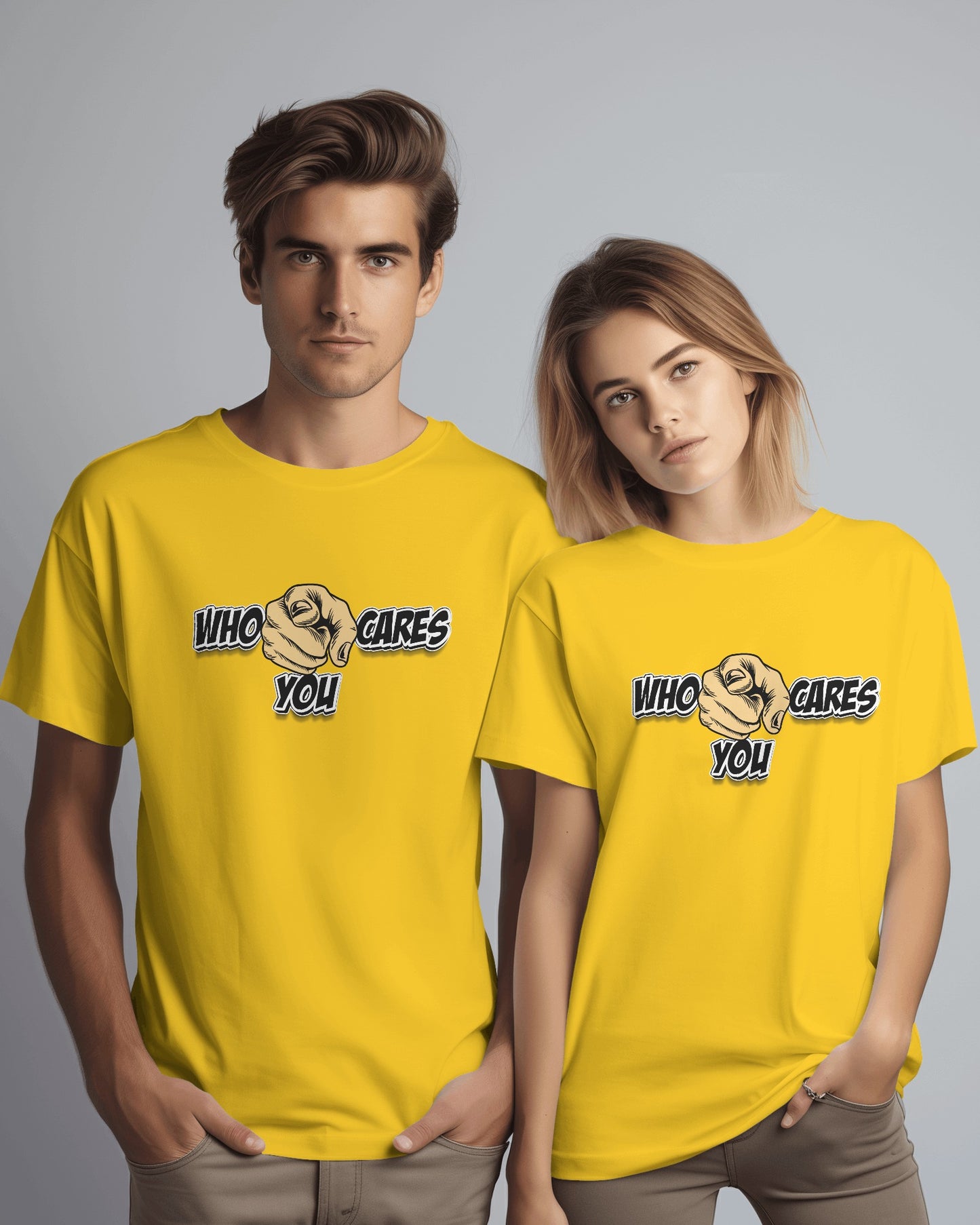 Unisex T-Shirts Who Cares You