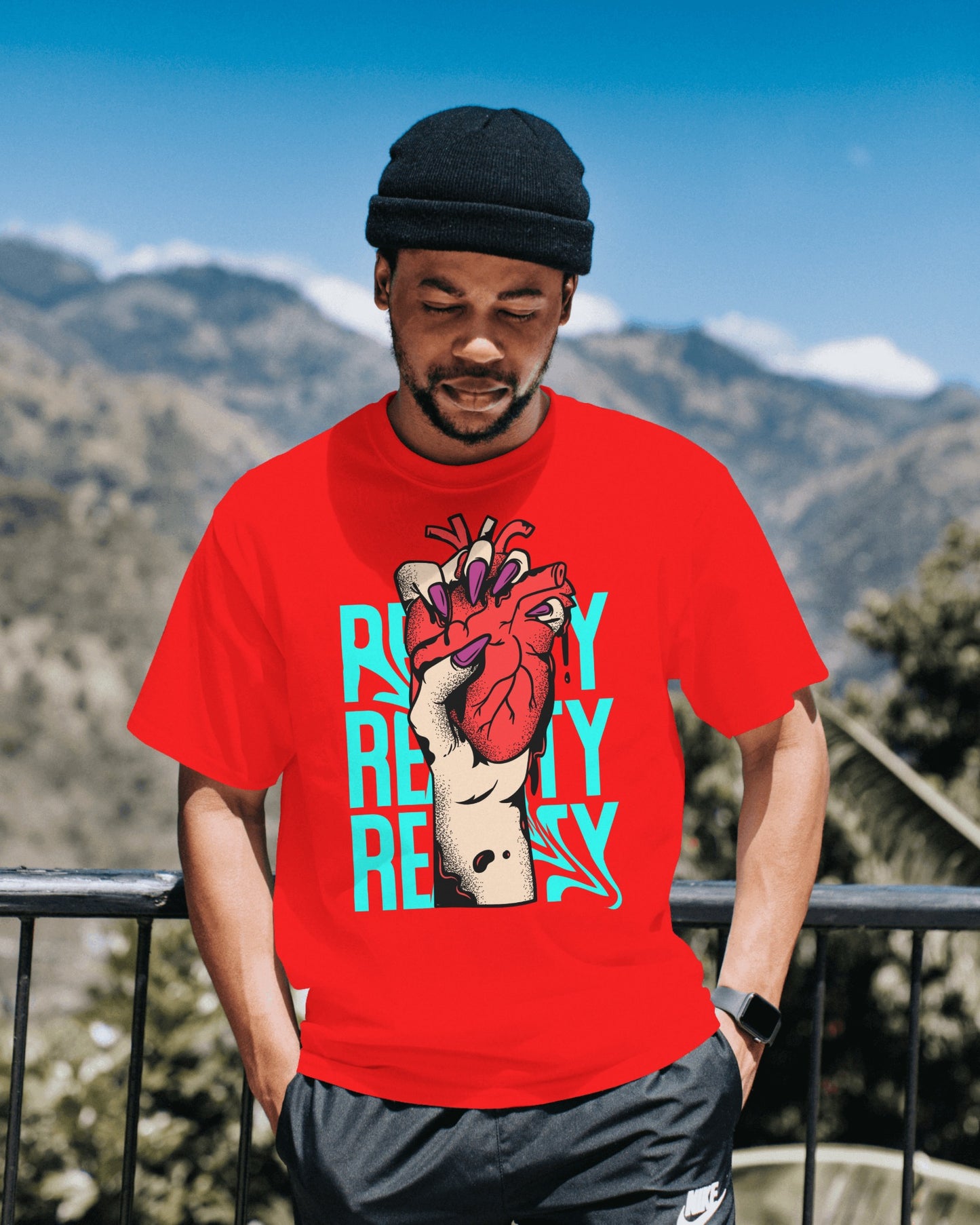 Oversized Men T-Shirts Reality