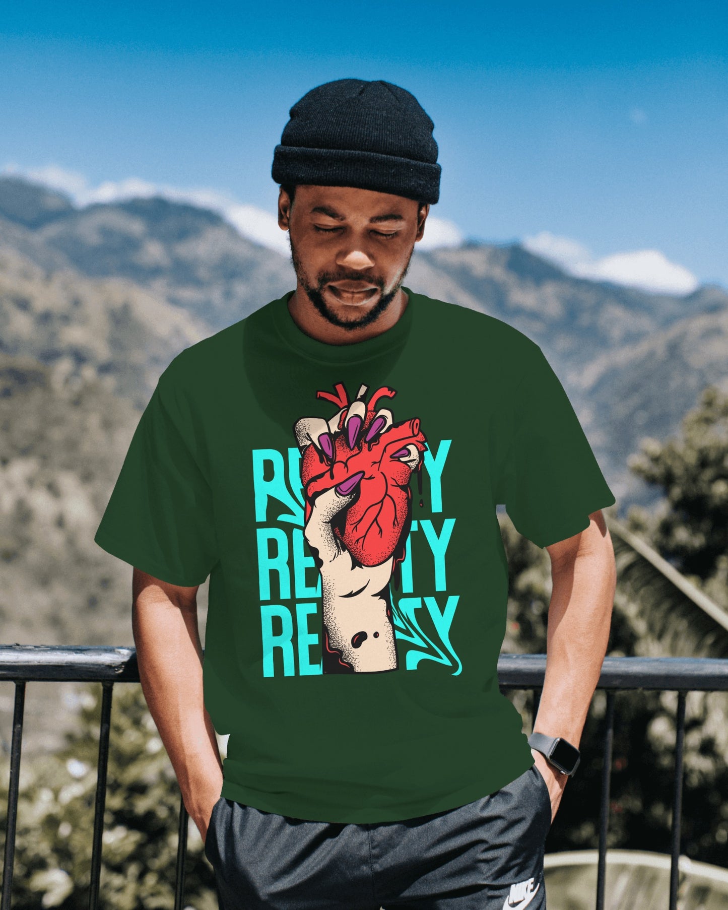 Oversized Men T-Shirts Reality