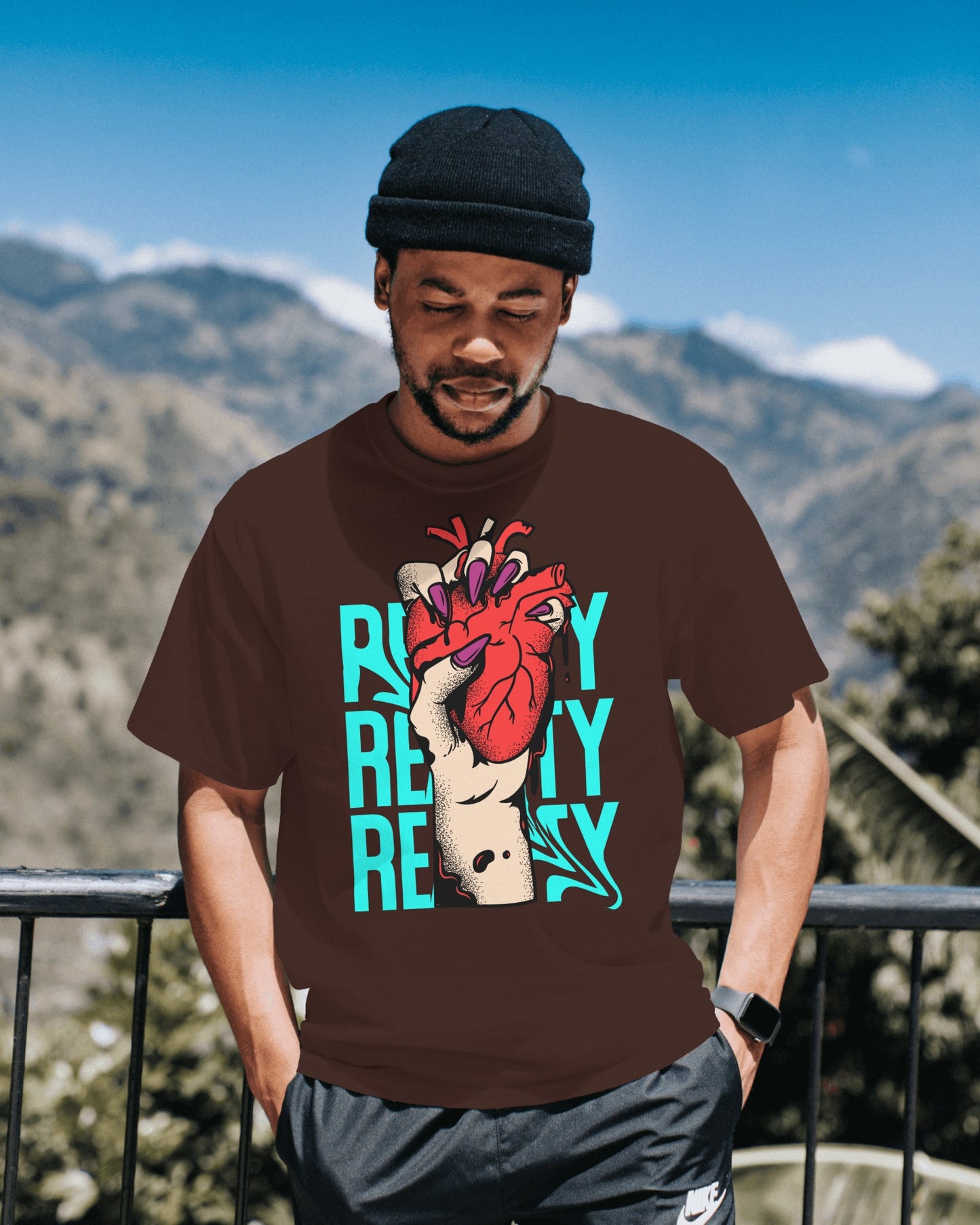 Oversized Men T-Shirts Reality