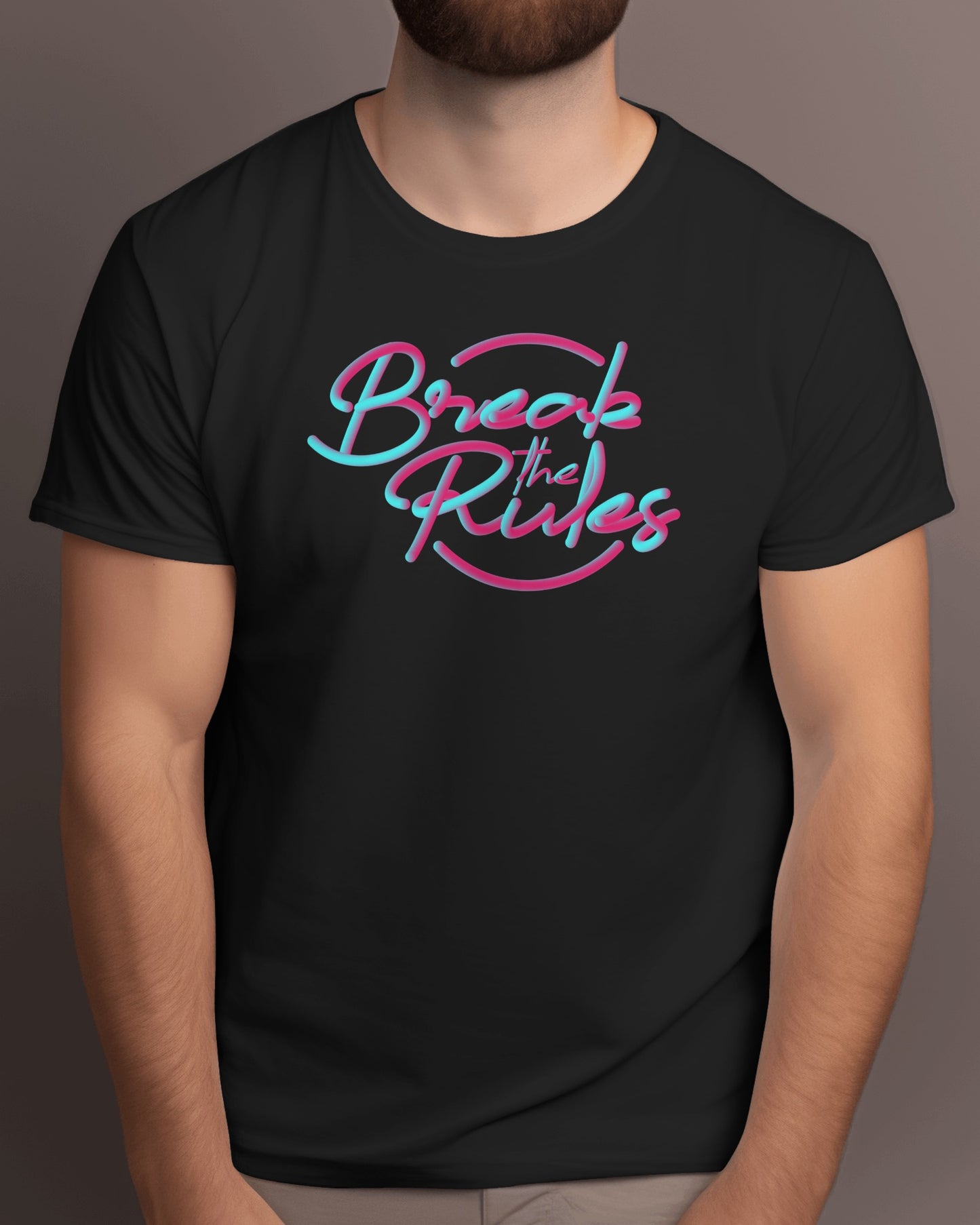 Regular Men T-Shirts Break The Rules