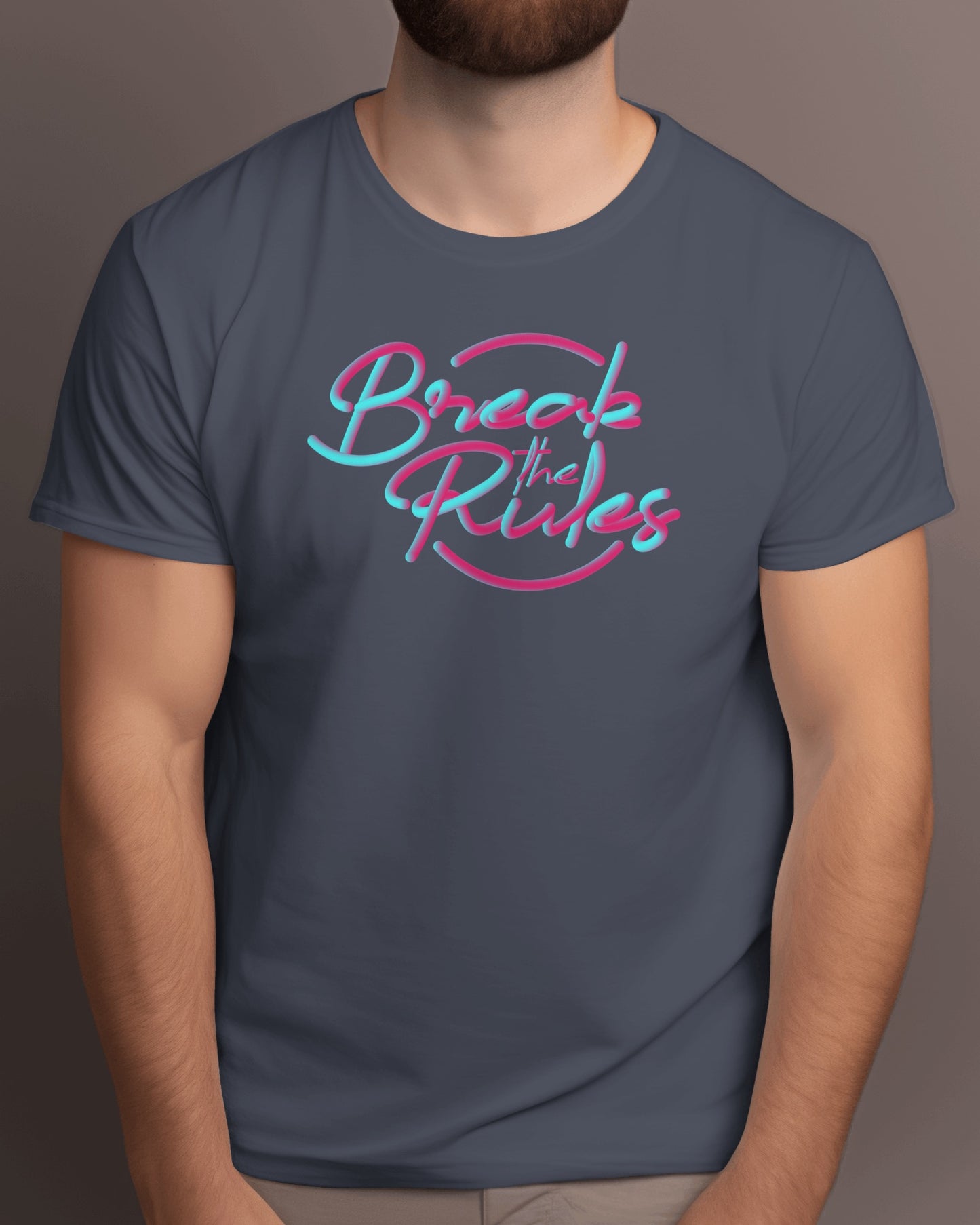 Regular Men T-Shirts Break The Rules