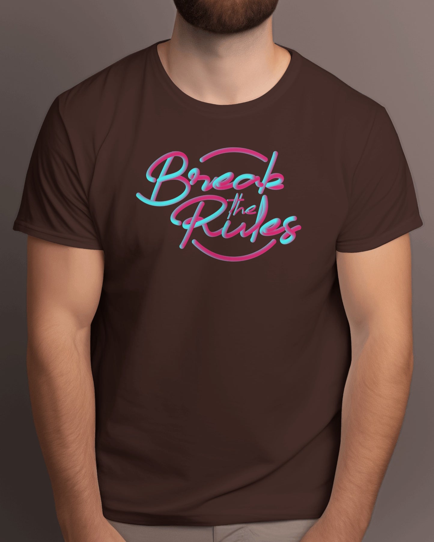 Regular Men T-Shirts Break The Rules