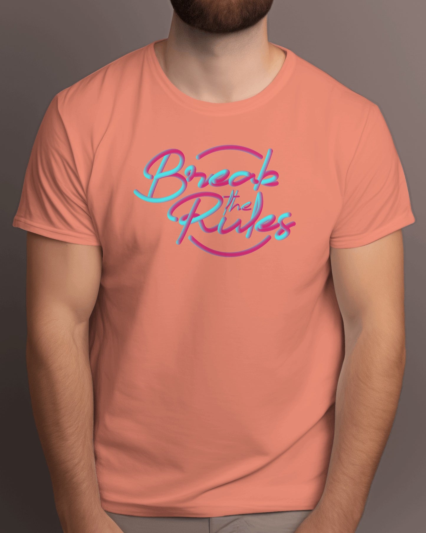Regular Men T-Shirts Break The Rules