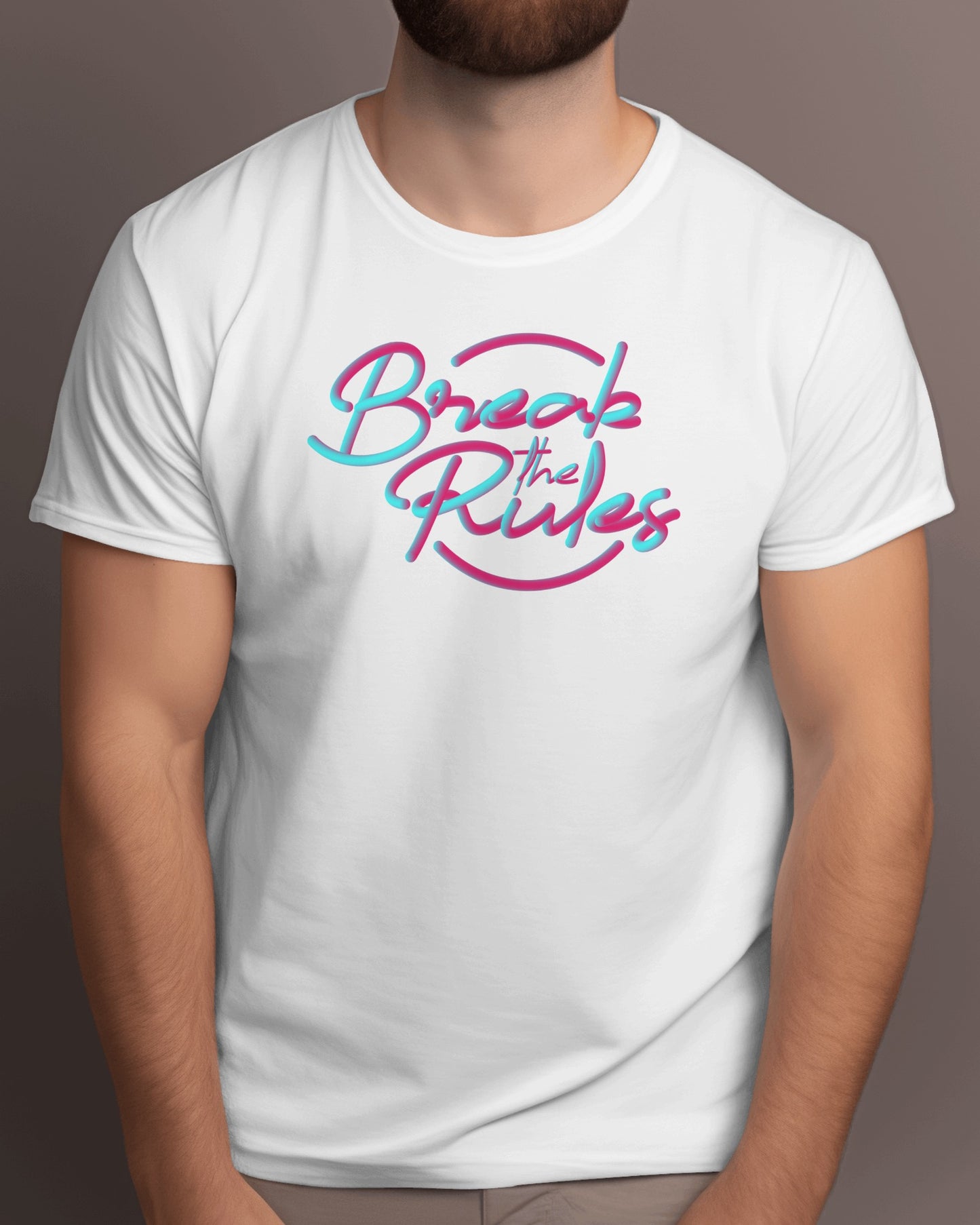 Regular Men T-Shirts Break The Rules