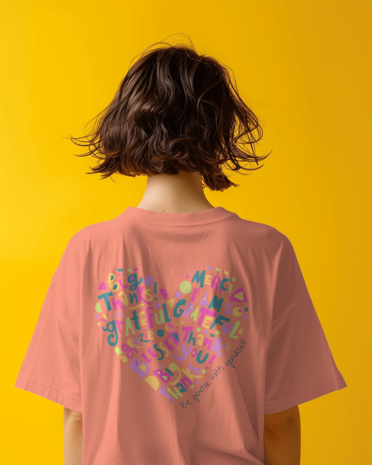 Oversized Women T-Shirts Be Gentle With Yourself