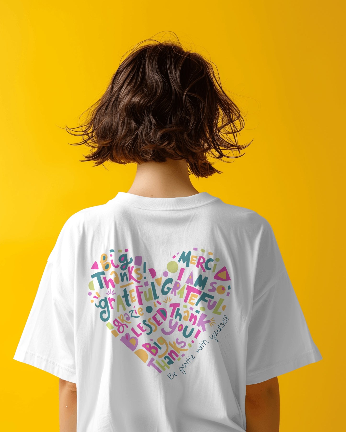 Oversized Women T-Shirts Be Gentle With Yourself
