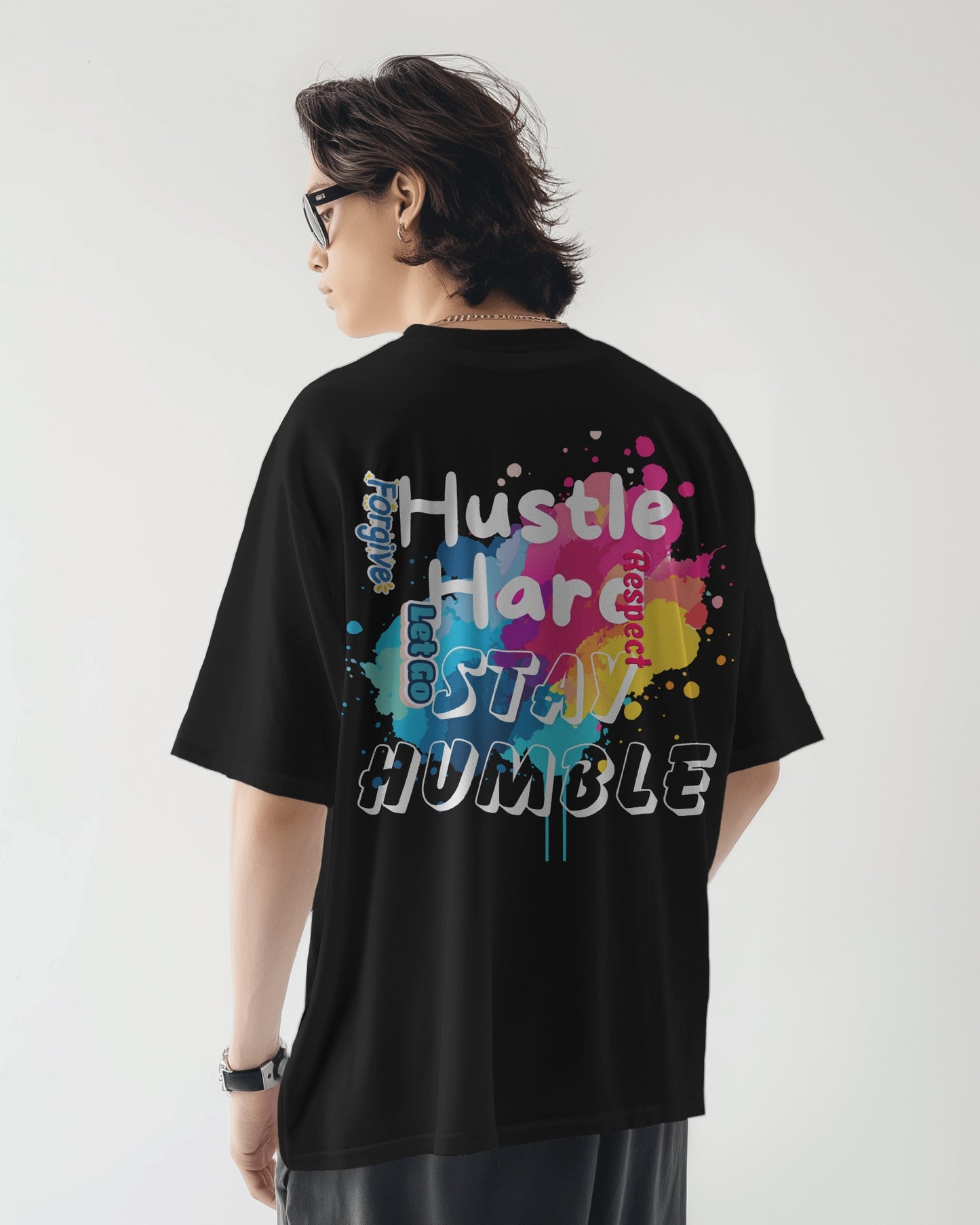 Oversized Men T-Shirts Stay Humble