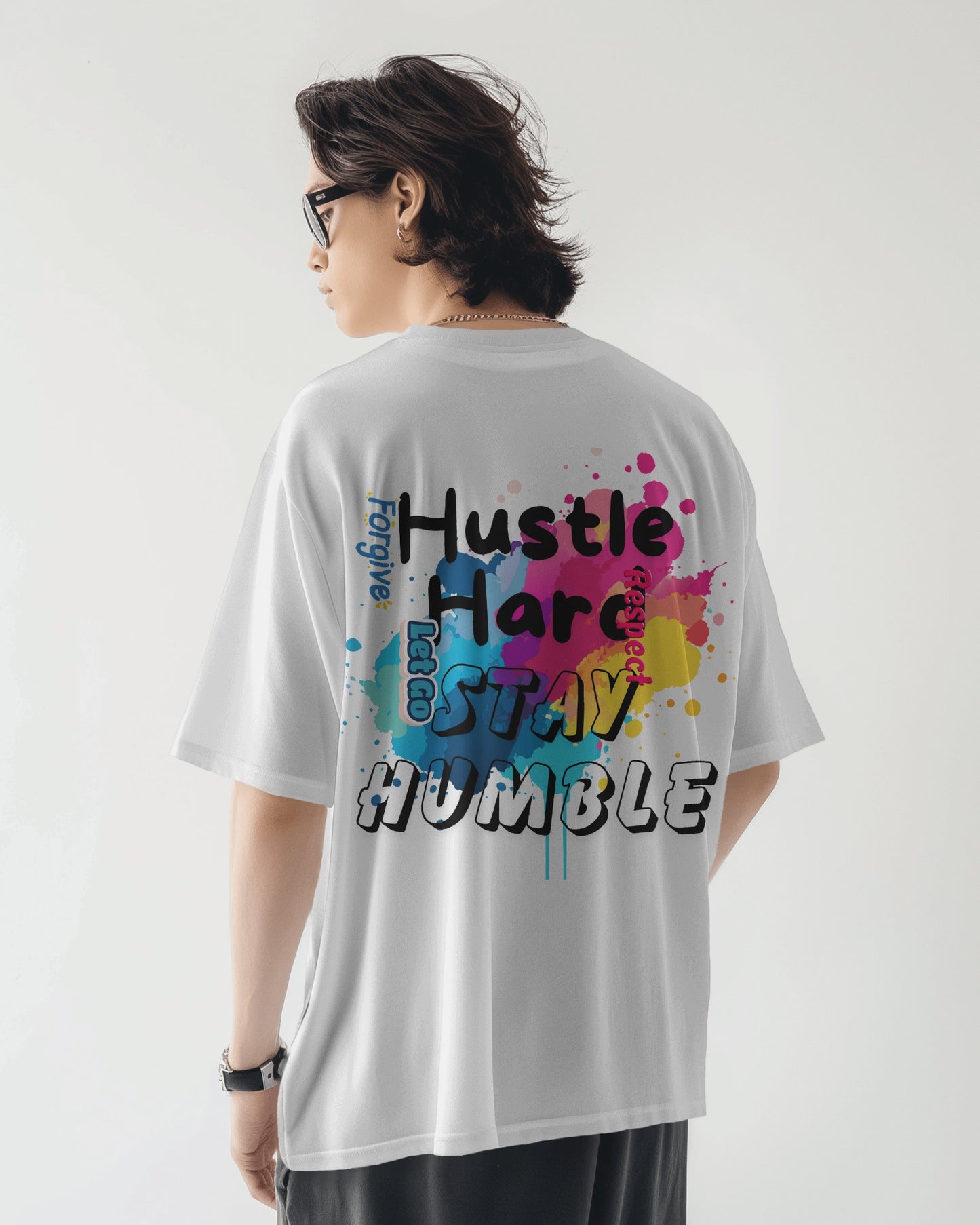 Oversized Men T-Shirts Stay Humble