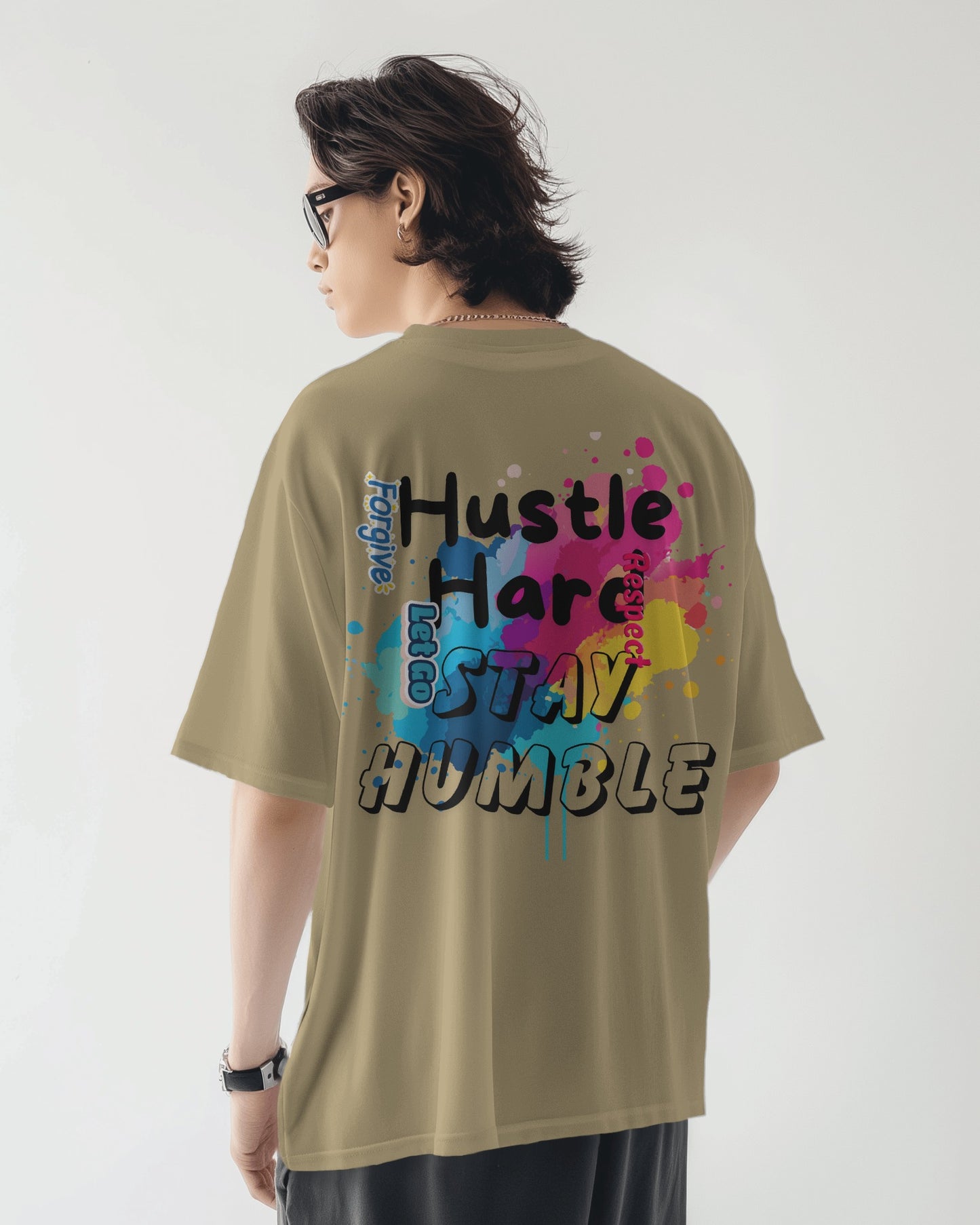 Oversized Men T-Shirts Stay Humble
