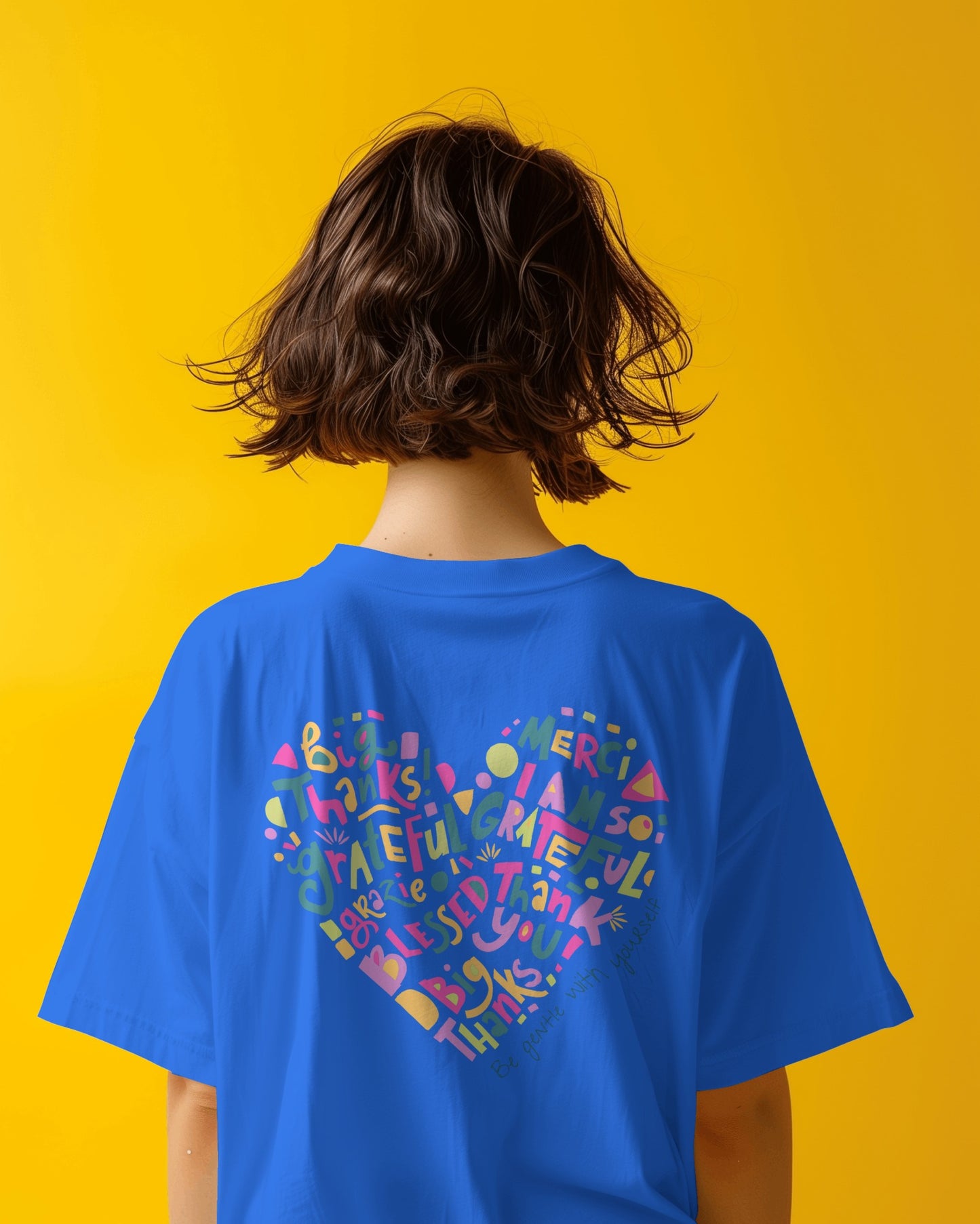 Oversized Women T-Shirts Be Gentle With Yourself