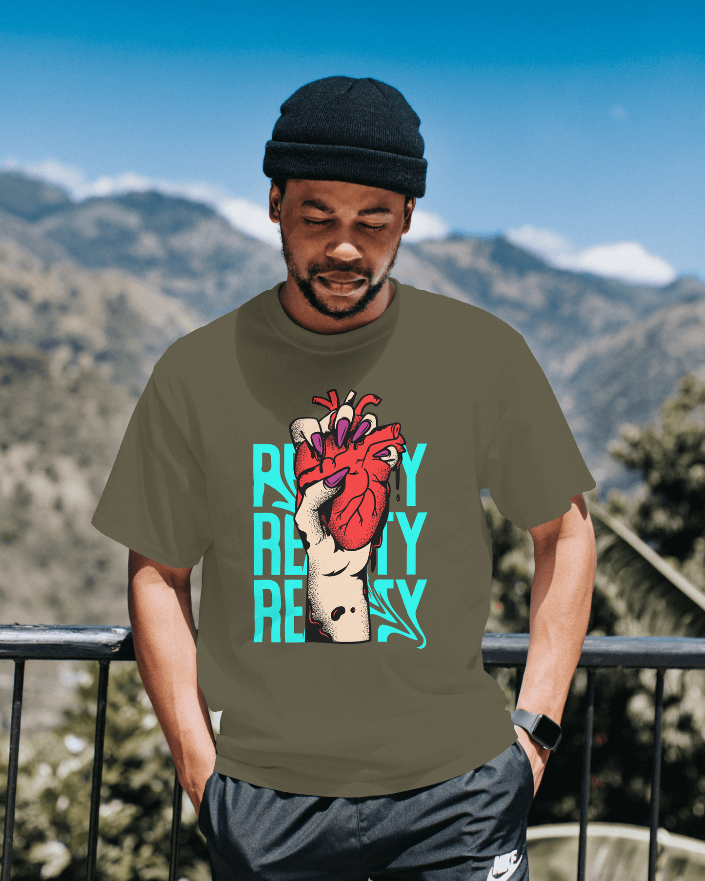 Oversized Men T-Shirts Reality