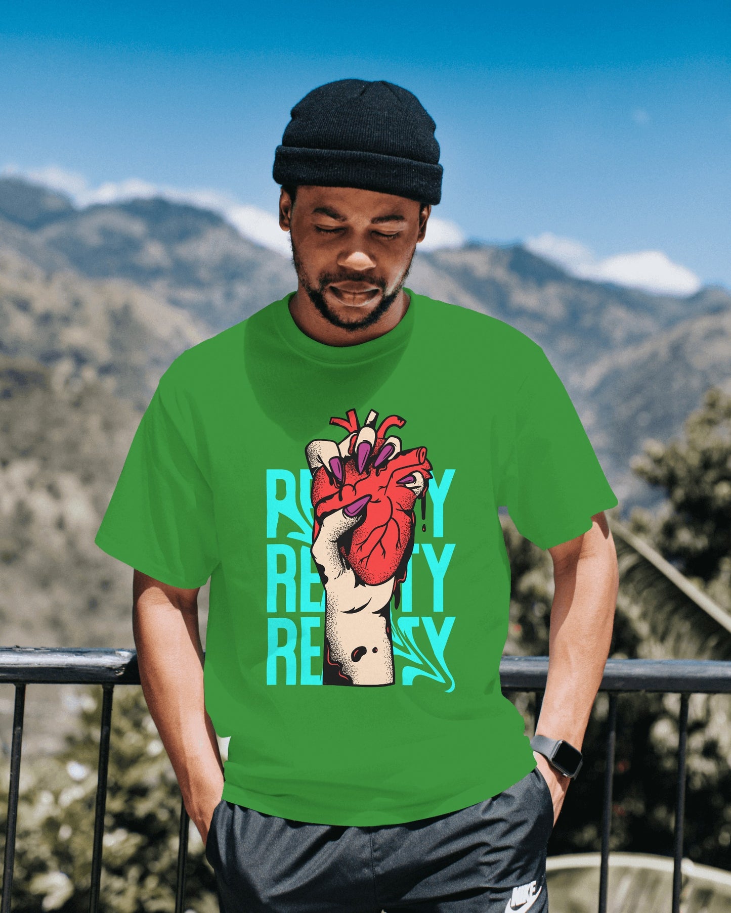 Oversized Men T-Shirts Reality