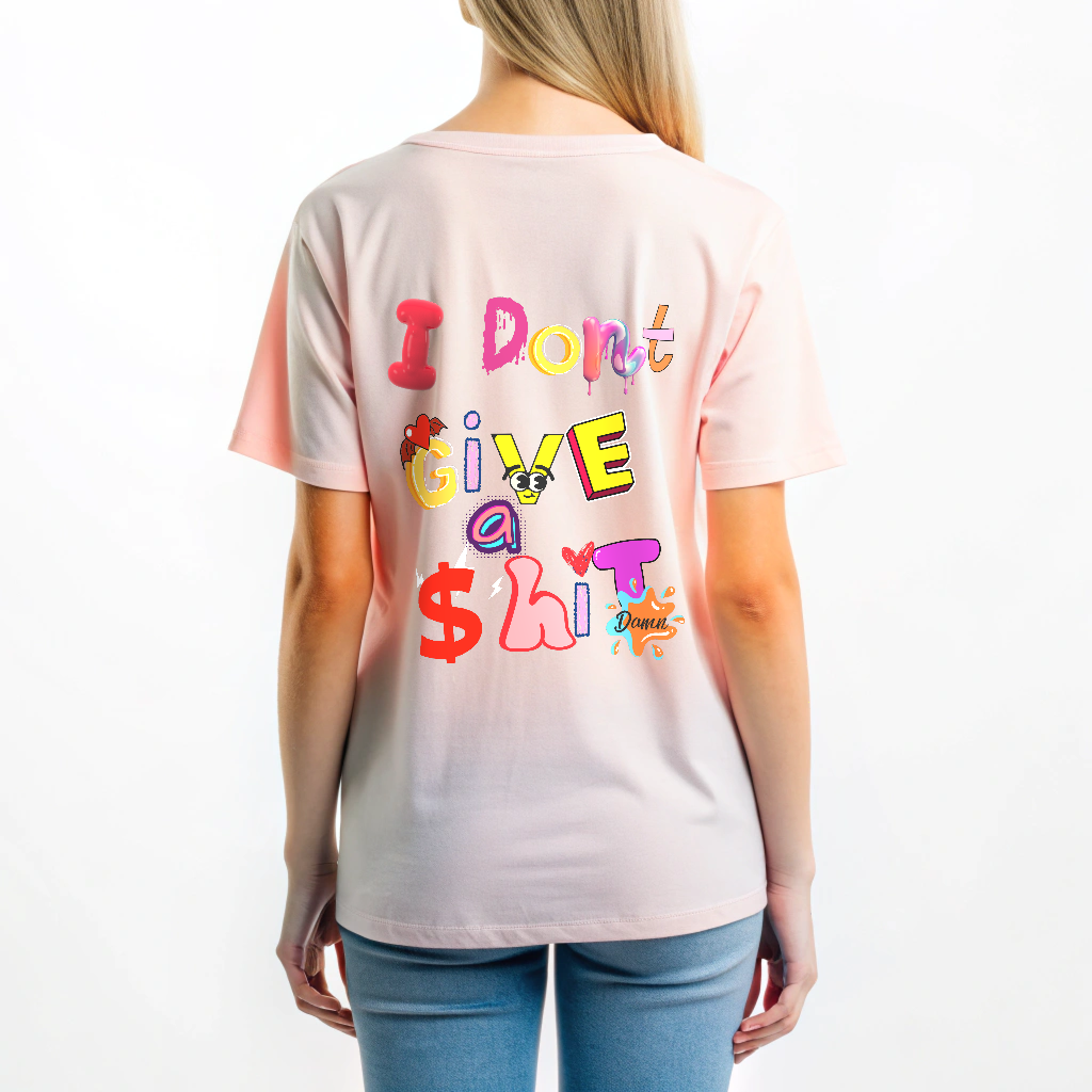Oversized Men T-Shirts I don't Give a Shit