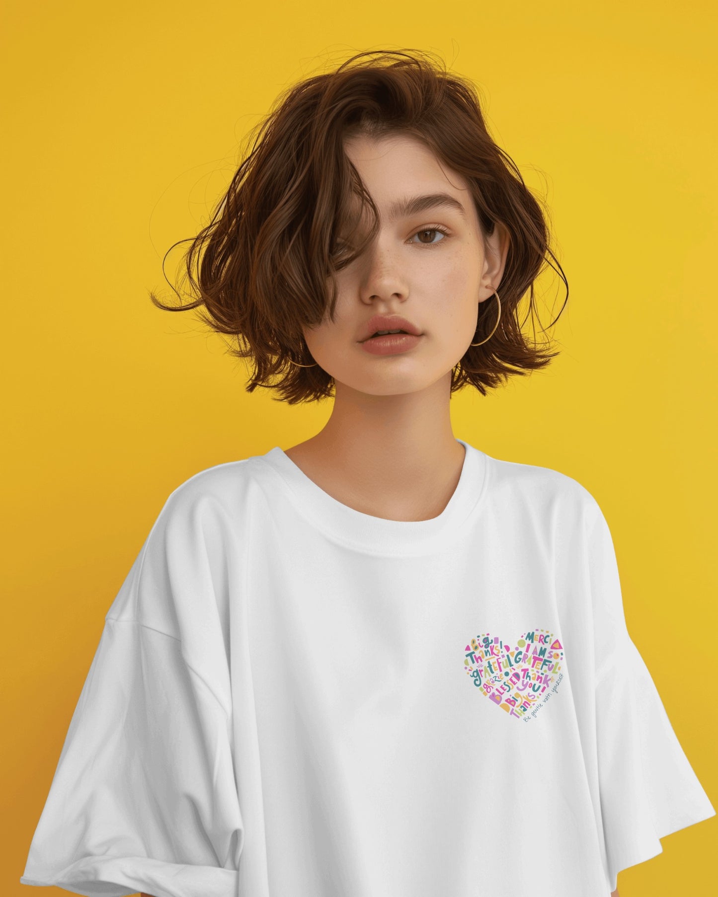 Oversized Women T-Shirts Be Gentle With Yourself