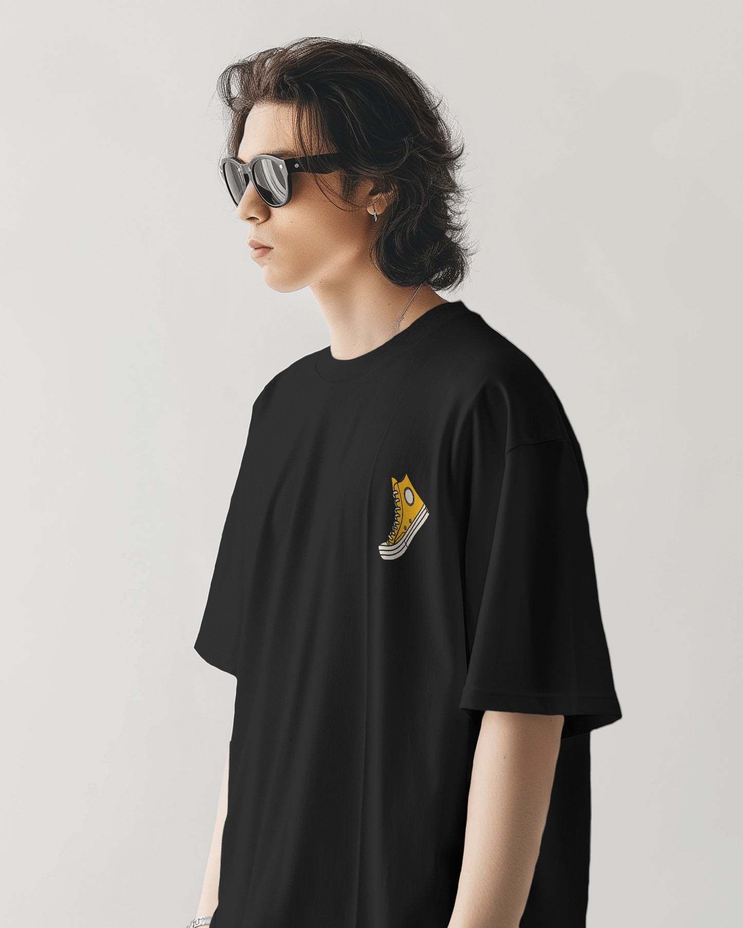 Oversized Men T-Shirts One Sneaker at a Time