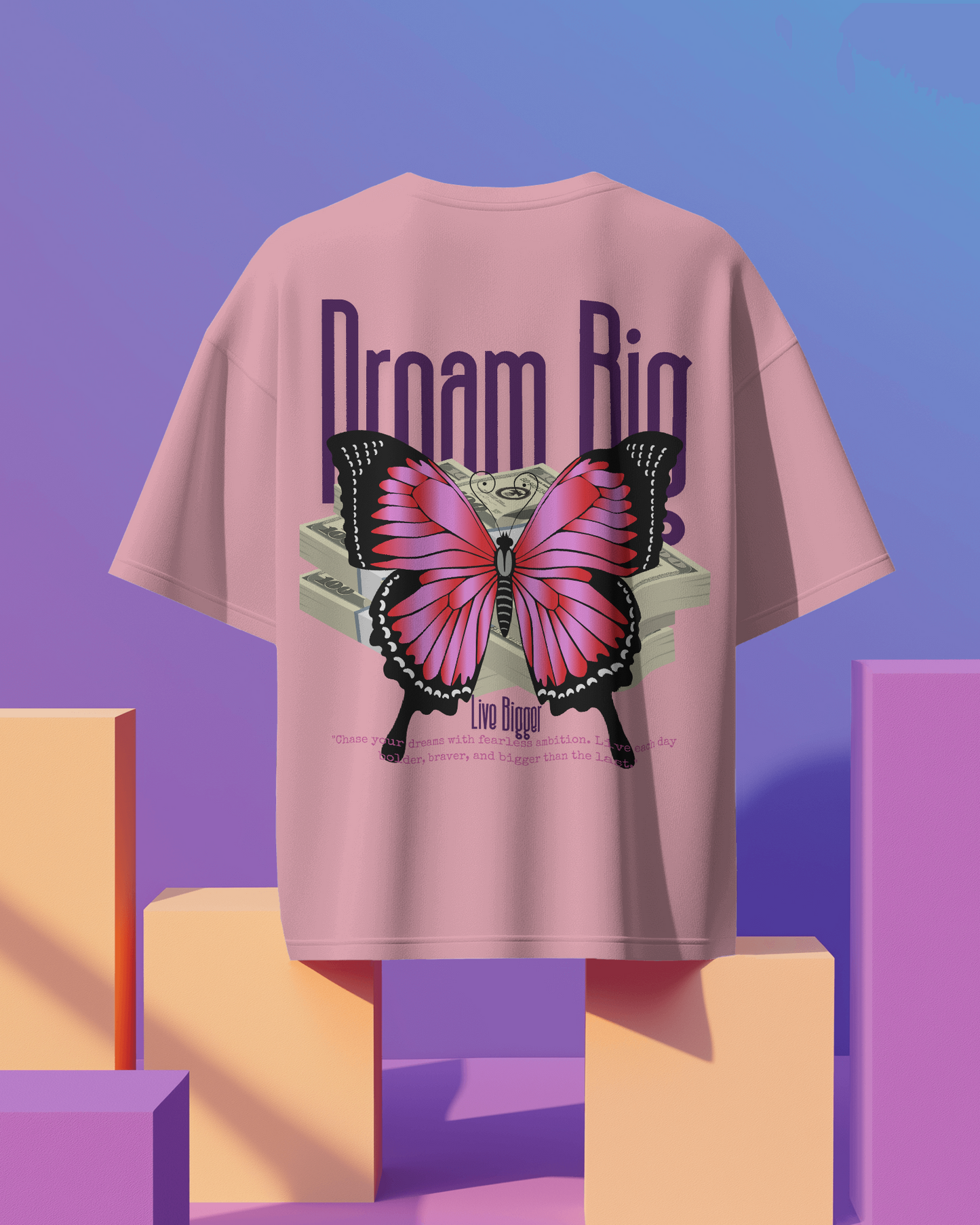 Oversized Unisex T-Shirts Dream Big