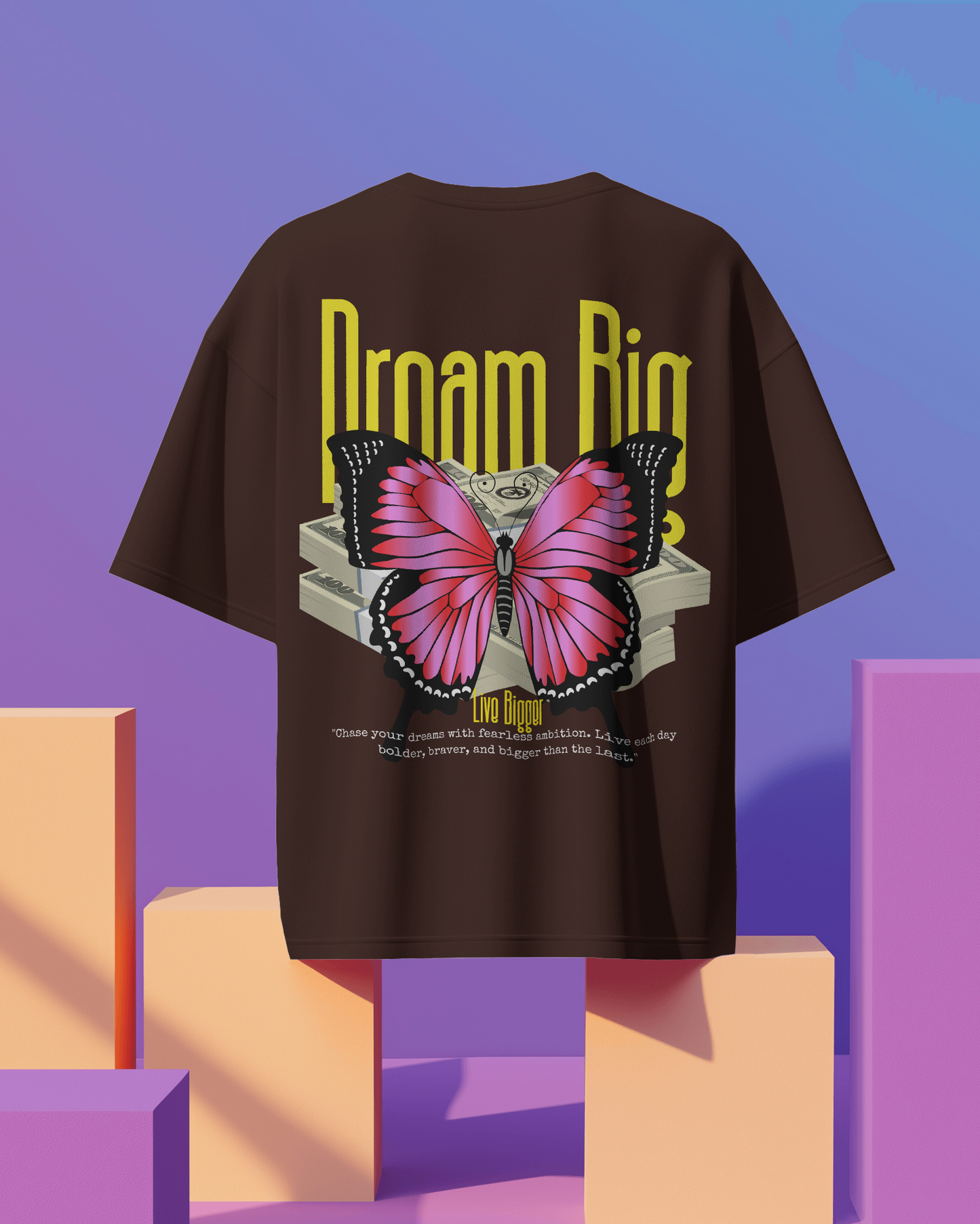 Oversized Unisex T-Shirts Dream Big