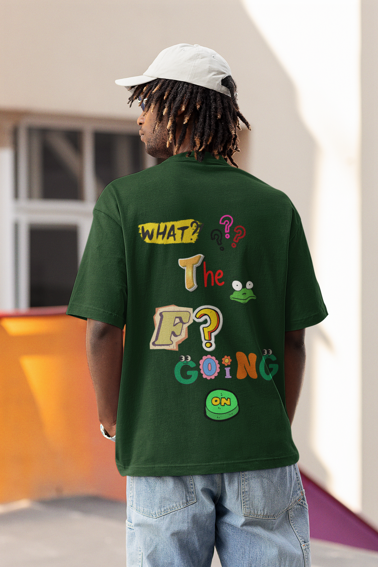 Oversized Unisex T-Shirts What the F is Going On