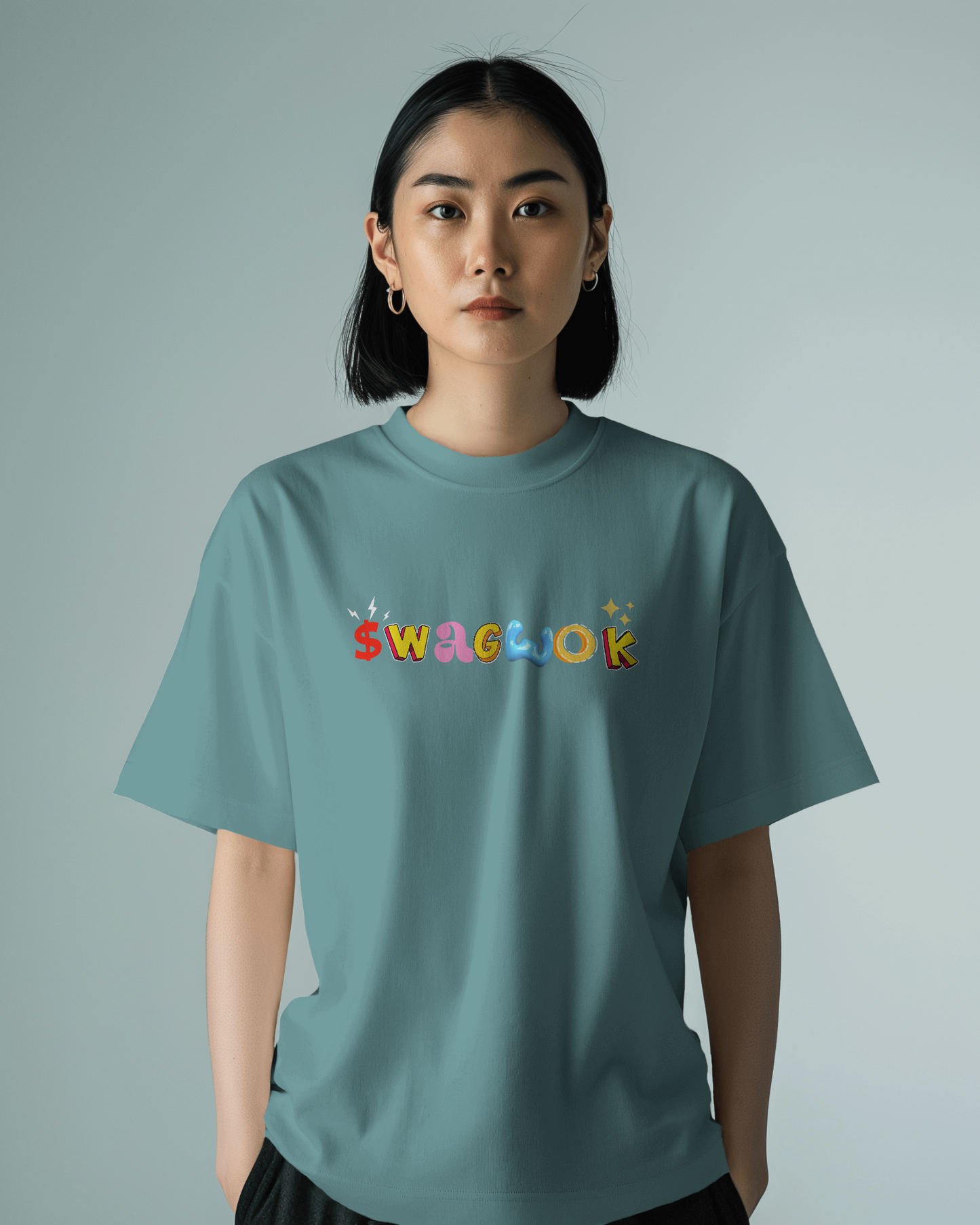 Oversized Men T-Shirts I don't Give a Shit