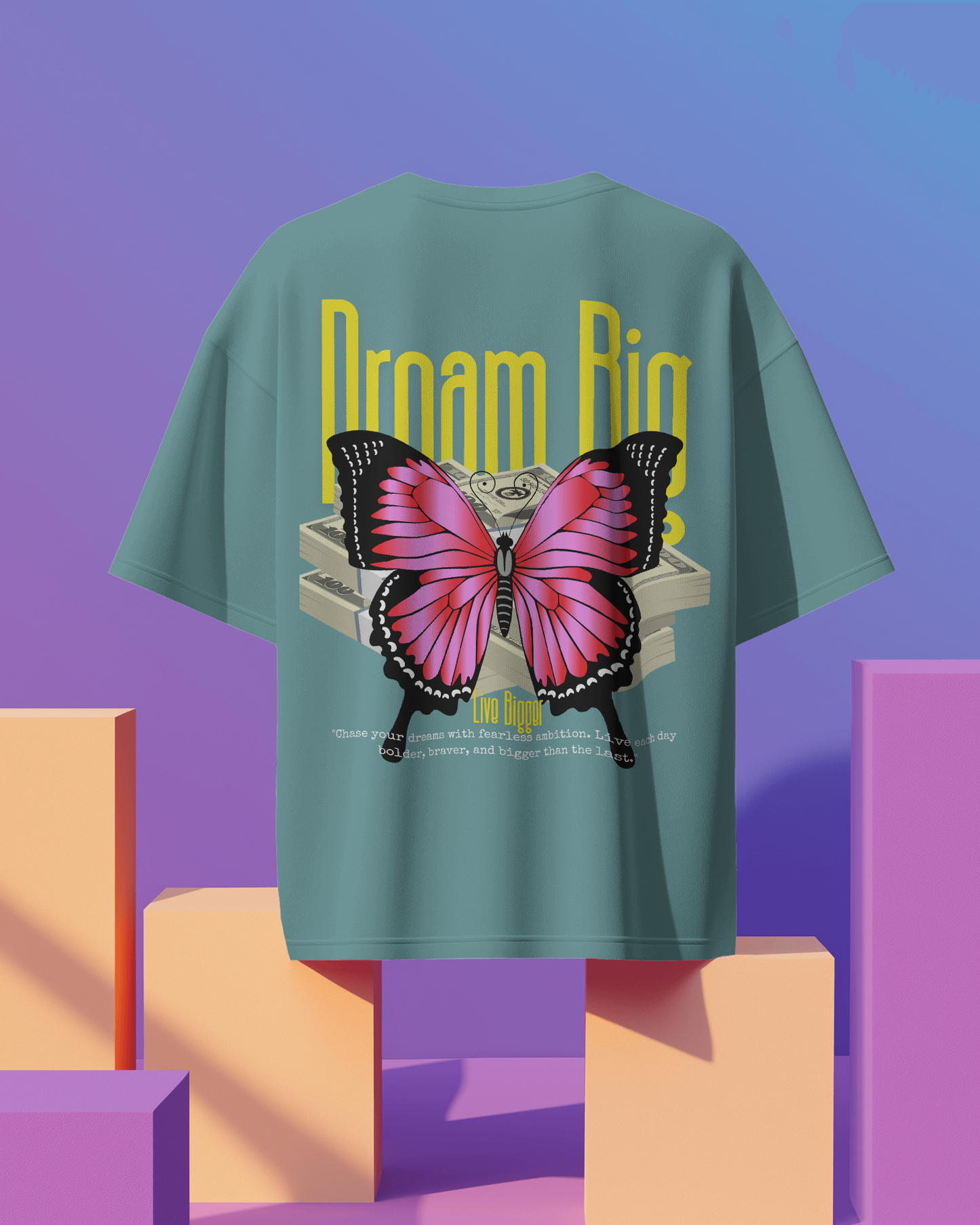 Oversized Unisex T-Shirts Dream Big