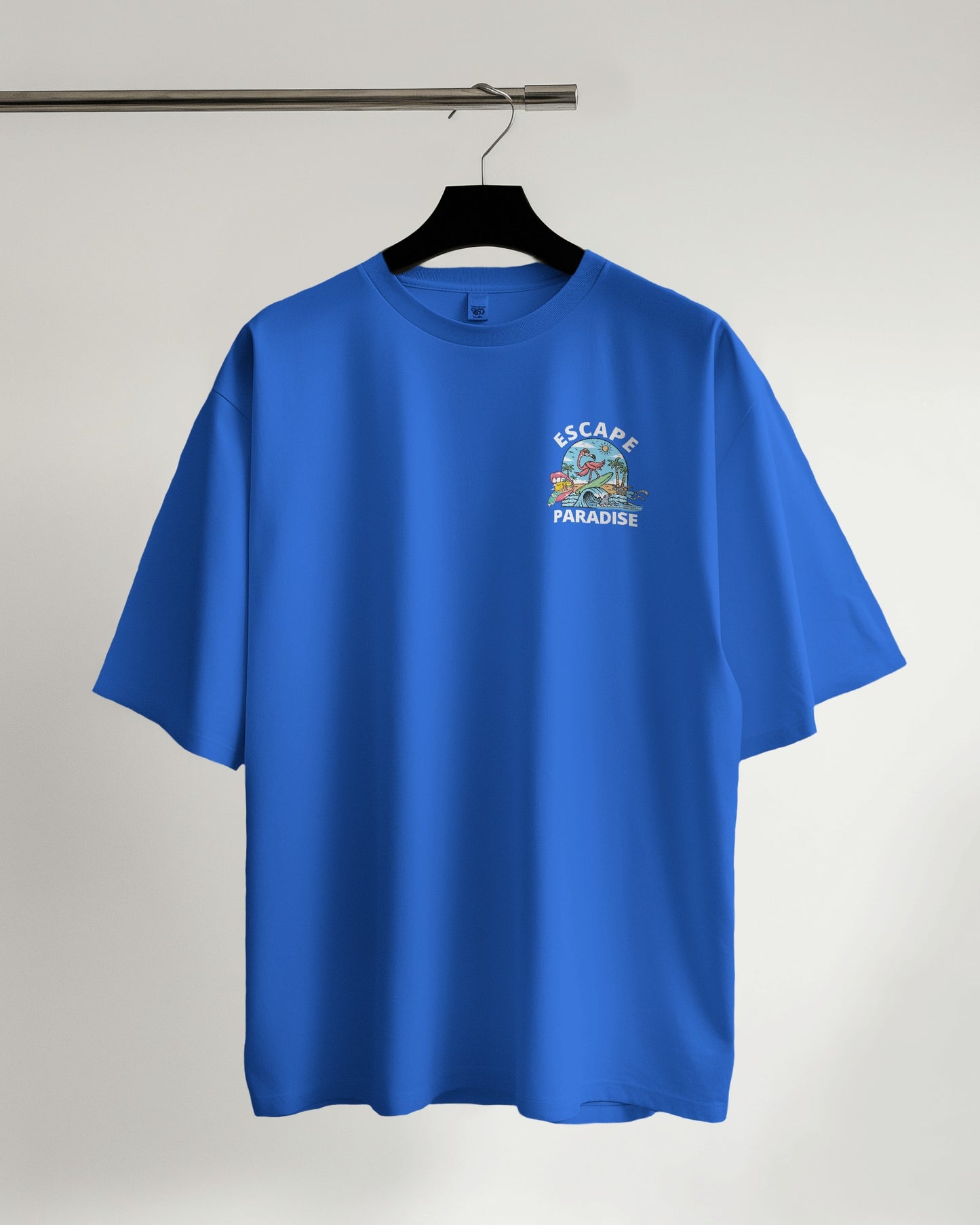 Oversized Men T-Shirts Escape Paradise