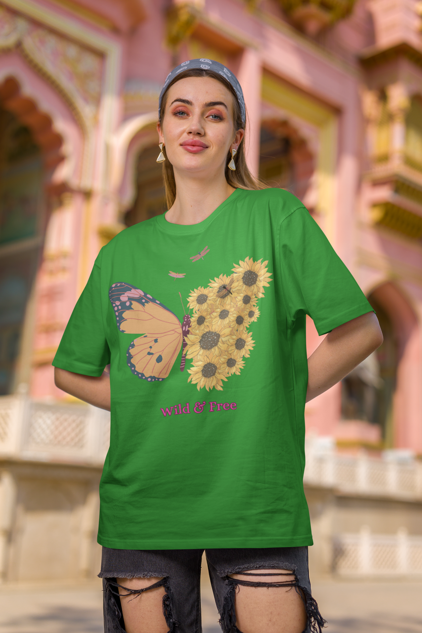 Oversized Women T-Shirts Wild & Free