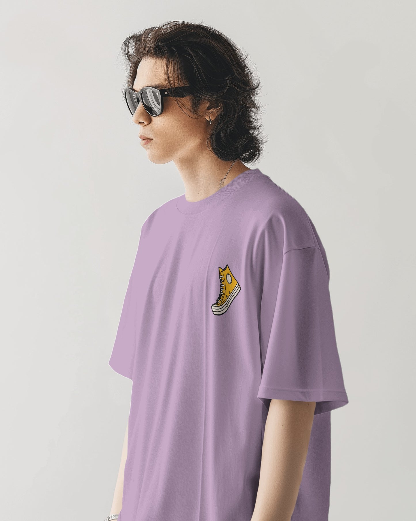 Oversized Men T-Shirts One Sneaker at a Time