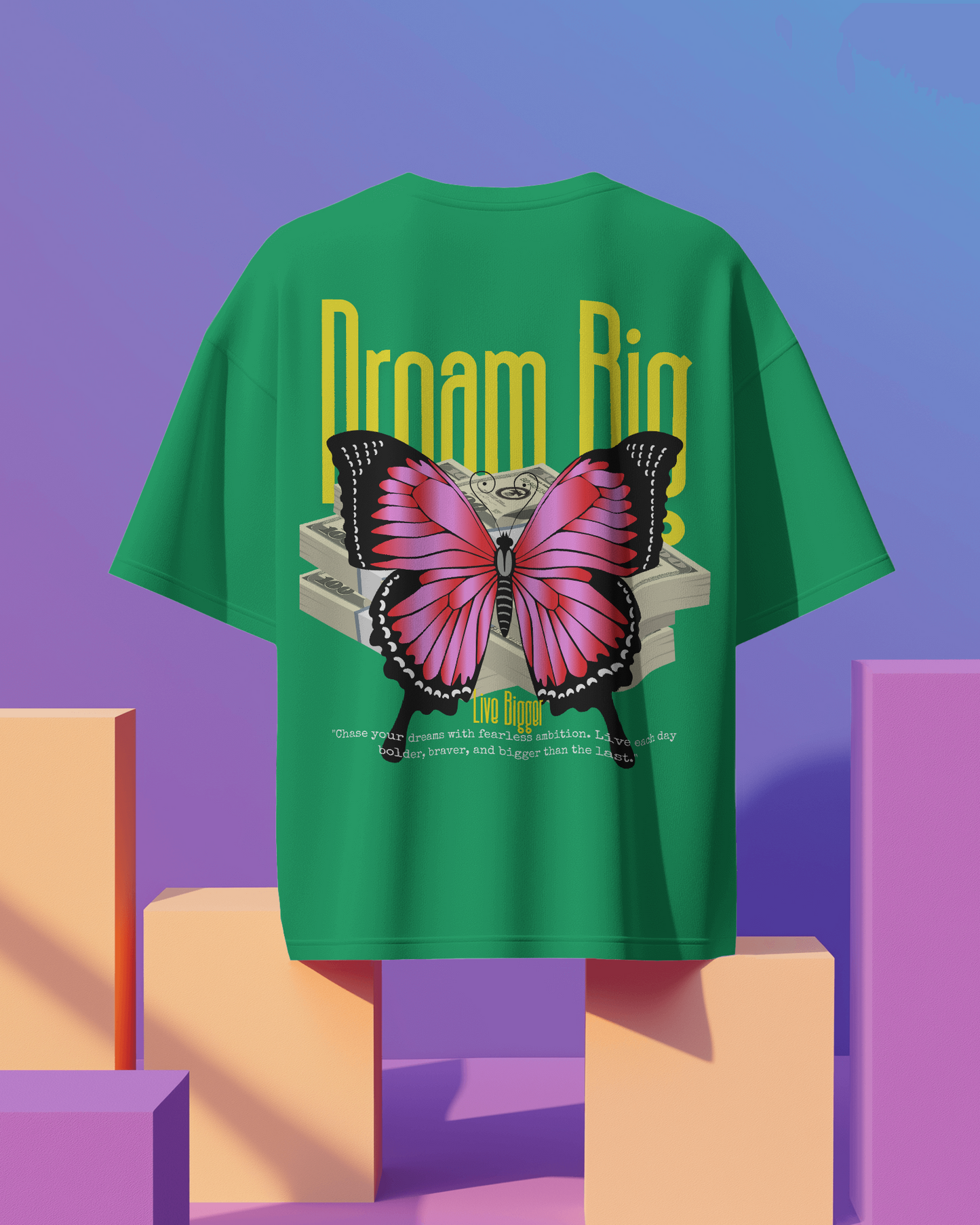 Oversized Unisex T-Shirts Dream Big