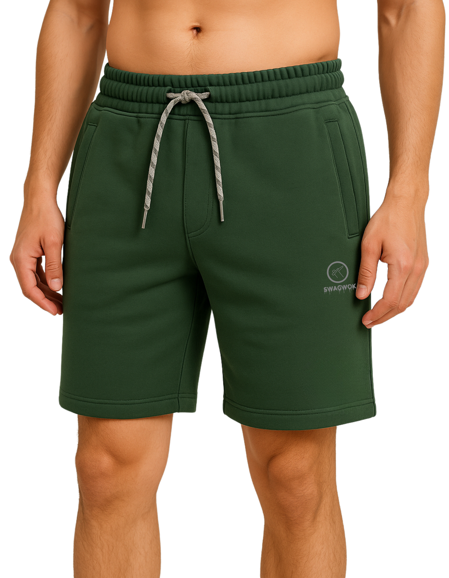 Men's Cotton Trendy Shorts Olive Green