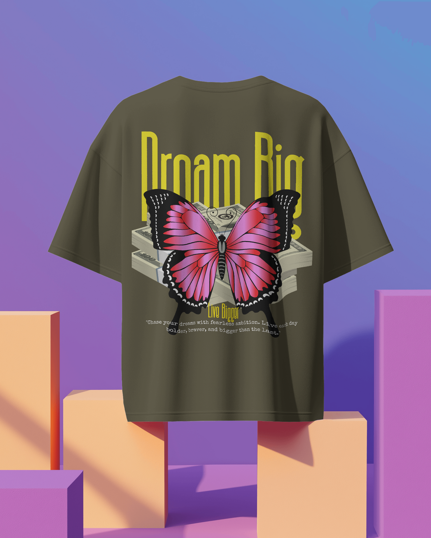 Oversized Unisex T-Shirts Dream Big