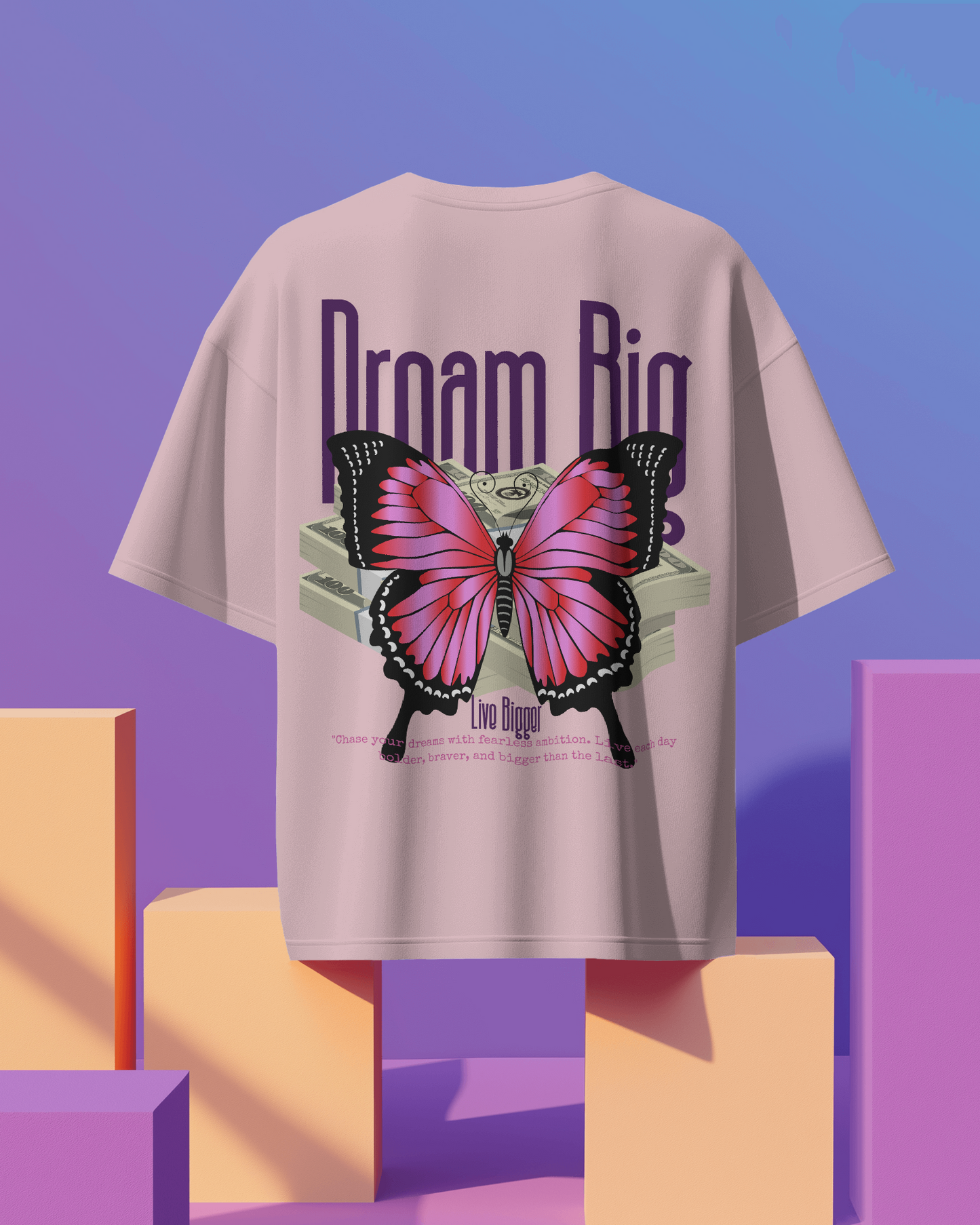Oversized Unisex T-Shirts Dream Big