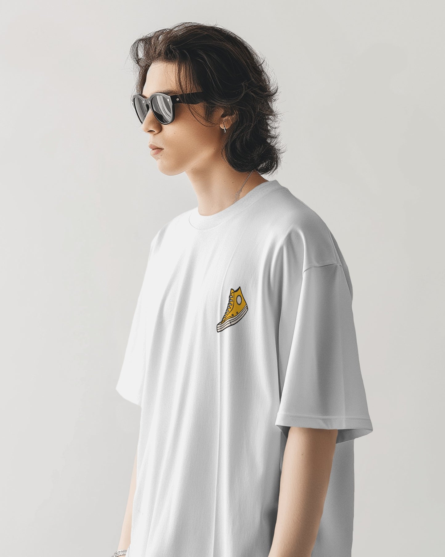 Oversized Men T-Shirts One Sneaker at a Time