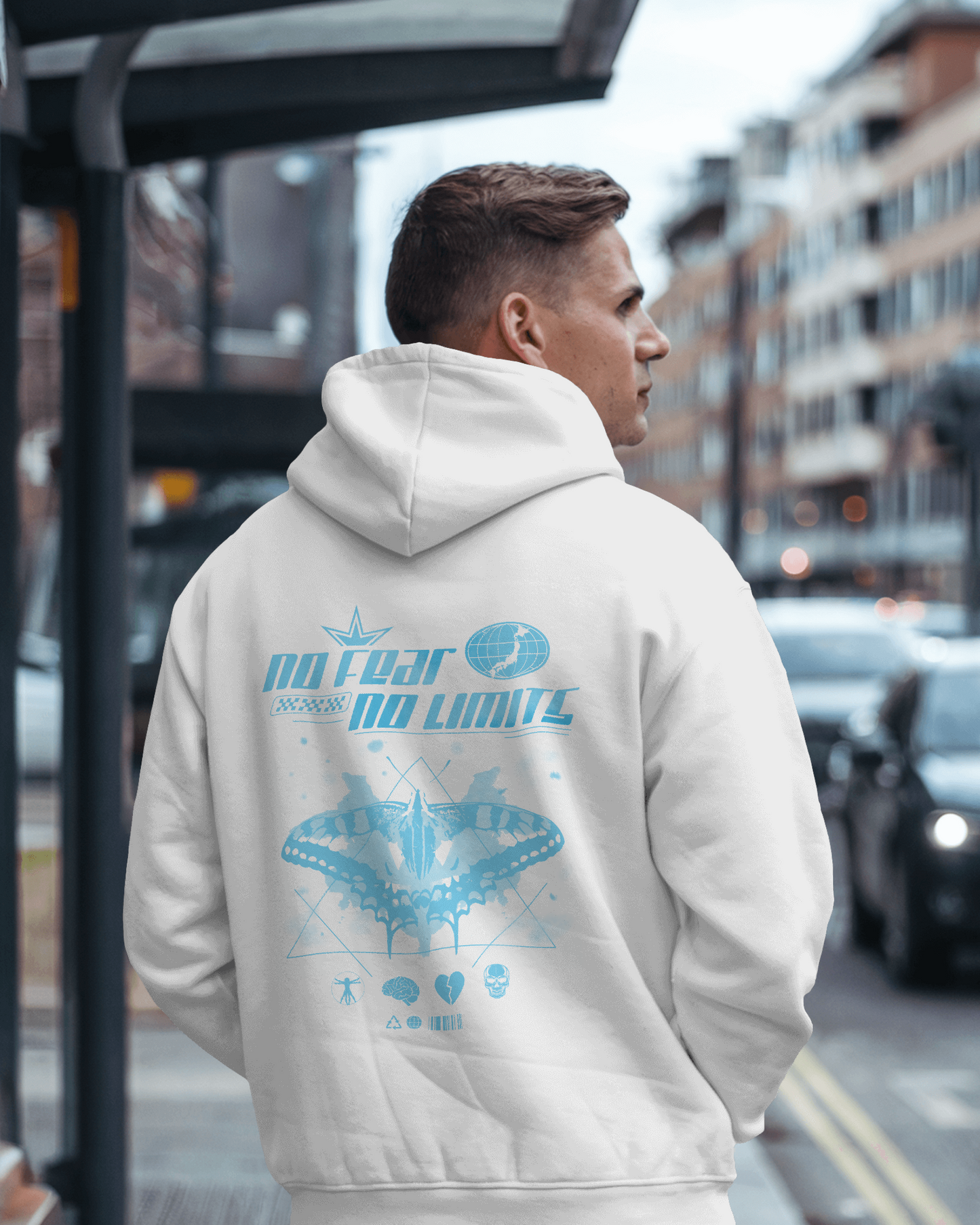 Oversized Hoodie No Fear No Limit