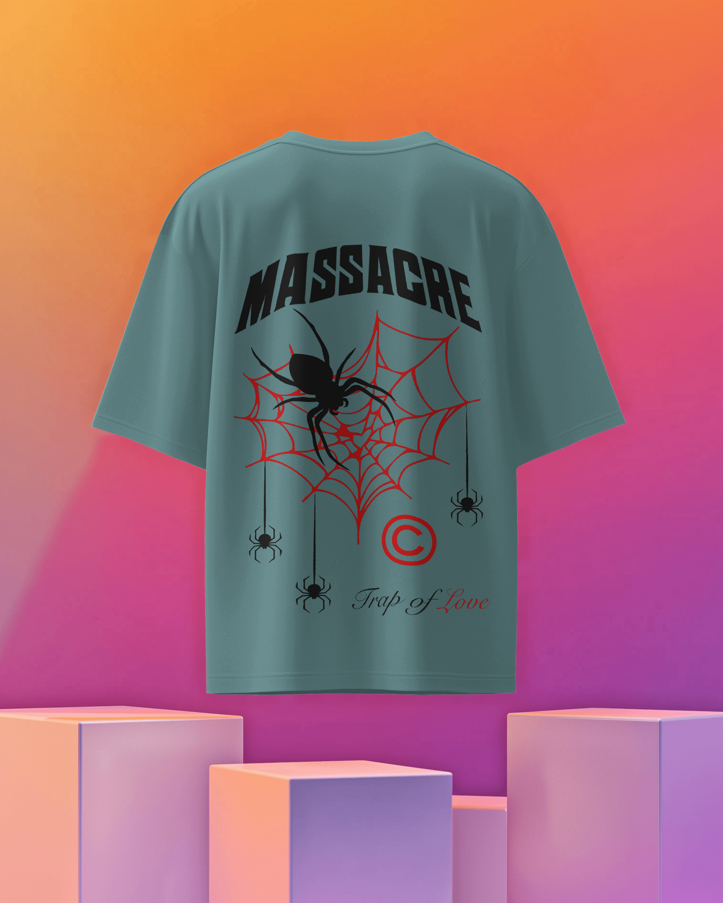 Oversized Unisex T-Shirts Massacre