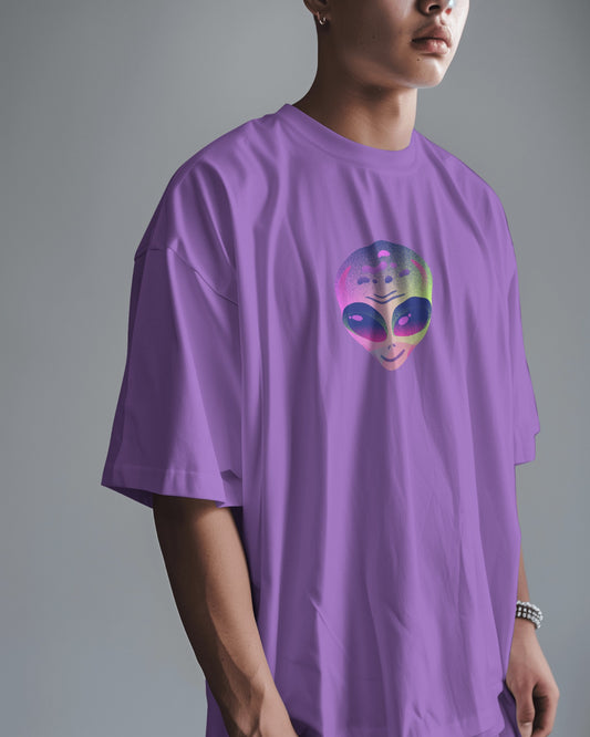 Oversized Men T-Shirts Cosmic Dreamscape