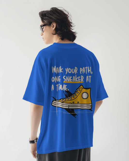 Oversized Men T-Shirts One Sneaker at a Time