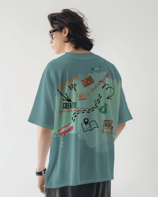 Oversized Men T-Shirts Nomadic Life