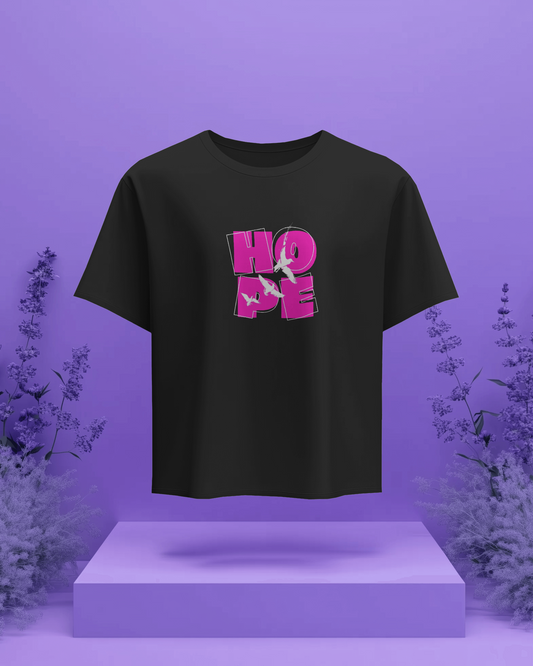Regular Women T-Shirt HOPE Black