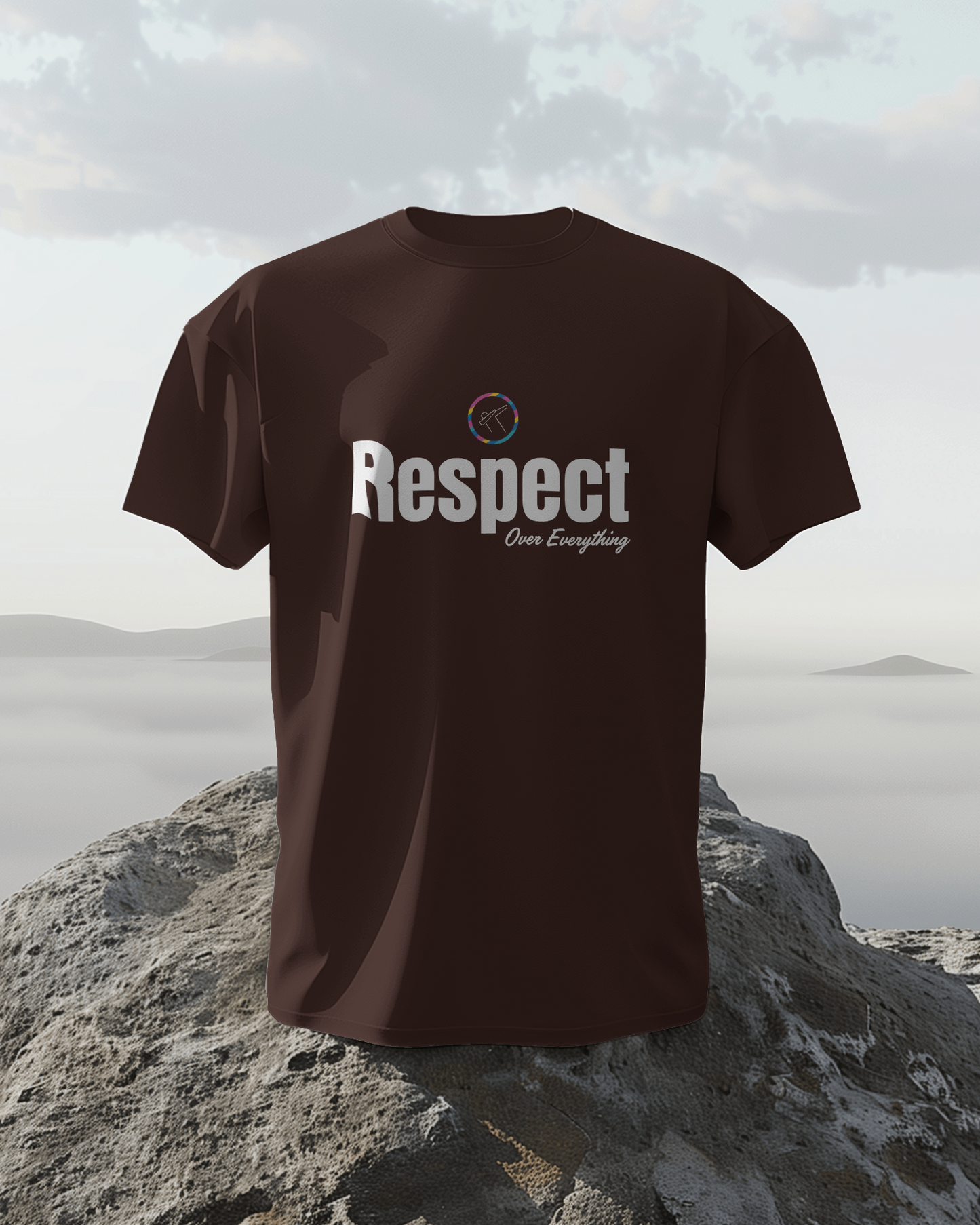 Regular Men T-Shirts Respect Over Everything