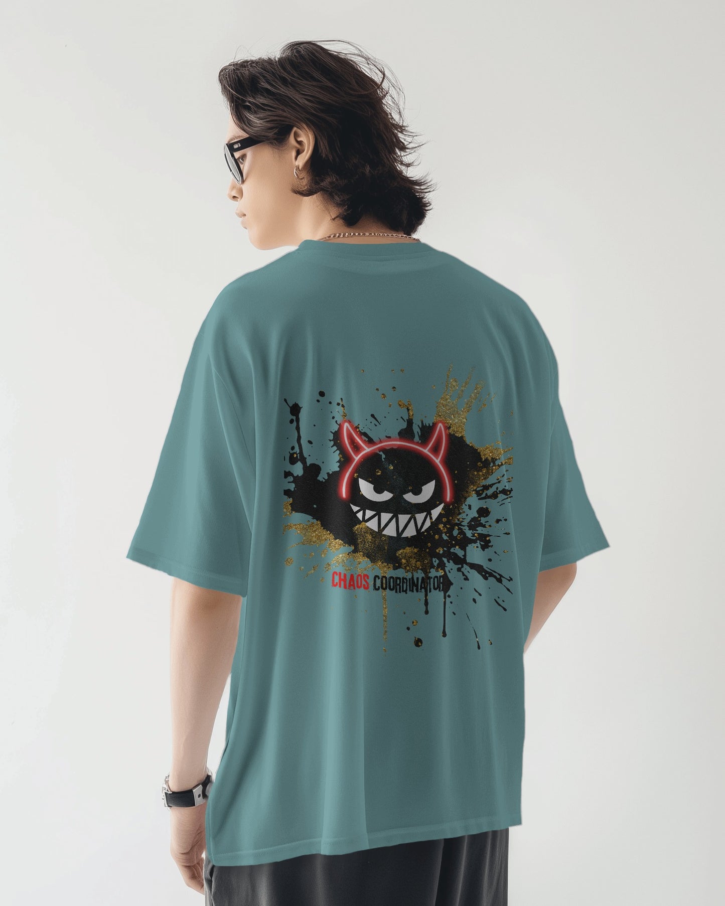 Oversized Men T-Shirts Chaos Coordinator