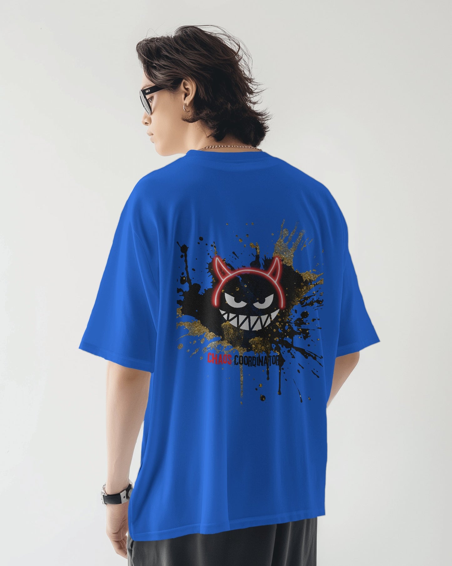 Oversized Men T-Shirts Chaos Coordinator