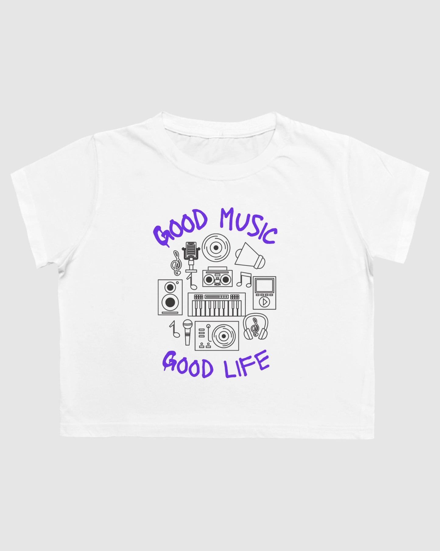 Crop Top Good Music Good Life