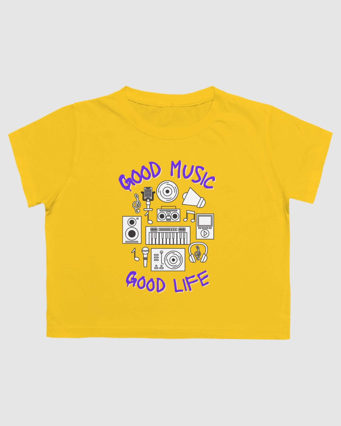 Crop Top Good Music Good Life