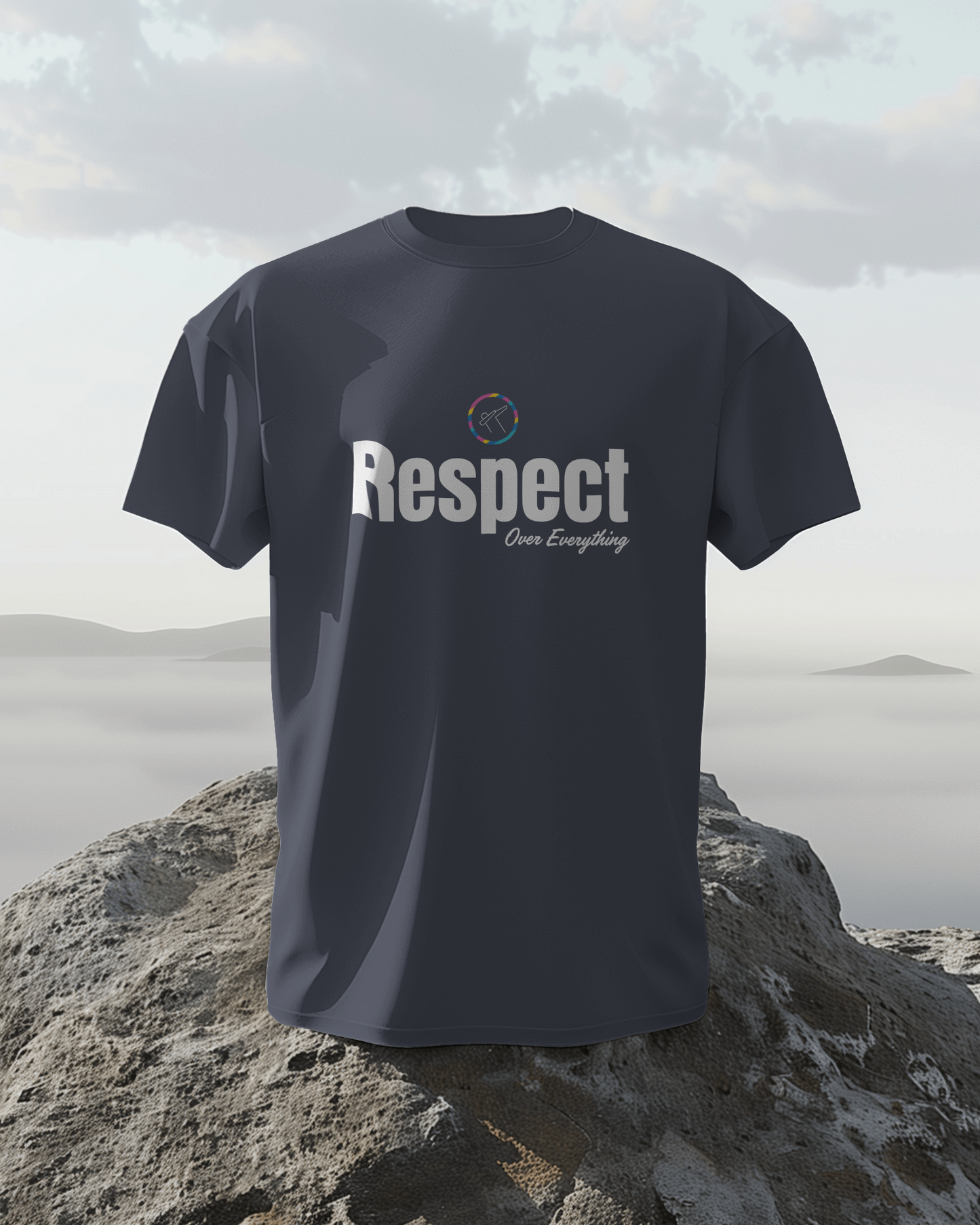 Regular Men T-Shirts Respect Over Everything