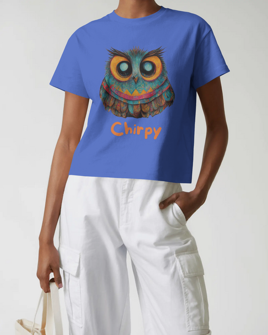Regular Women T-Shirt Chirpy Royal Blue